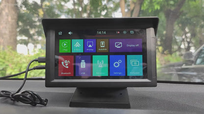 Écran CarPlay Sans Fil IPS 7’’ – Compatible Android Auto